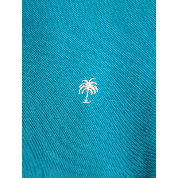 Lilly Pulitzer Teal Resort Fit Polo Shirt Top Women's Small 100% Cotton - Picture 6 of 10